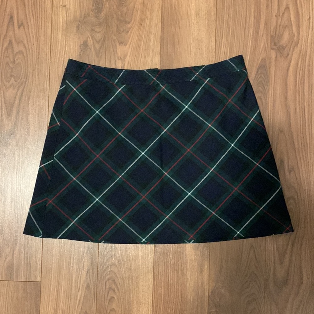 Vintage Plaid Mini Skirt